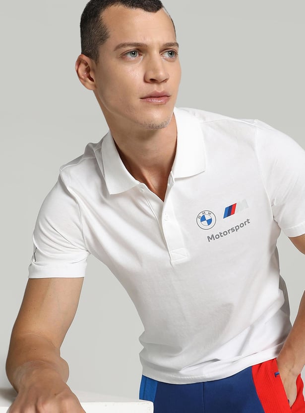 PUMA Men BMW Motorsport Regular Fit Polo T-shirt