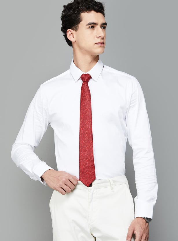 VAN HEUSEN Men Printed Broad Formal Tie