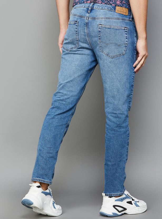 AMERICAN EAGLE Men Distressed Slim Tapered Jeans
