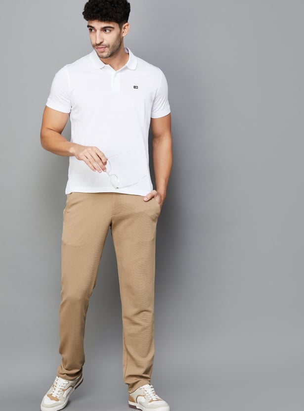 FAHRENHEIT Men Solid Regular Fit Trackpants