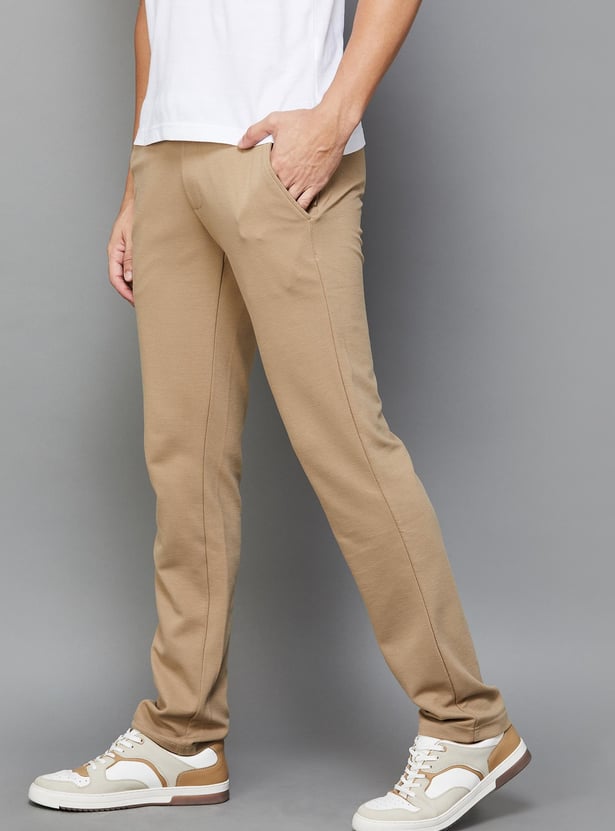 FAHRENHEIT Men Solid Regular Fit Trackpants