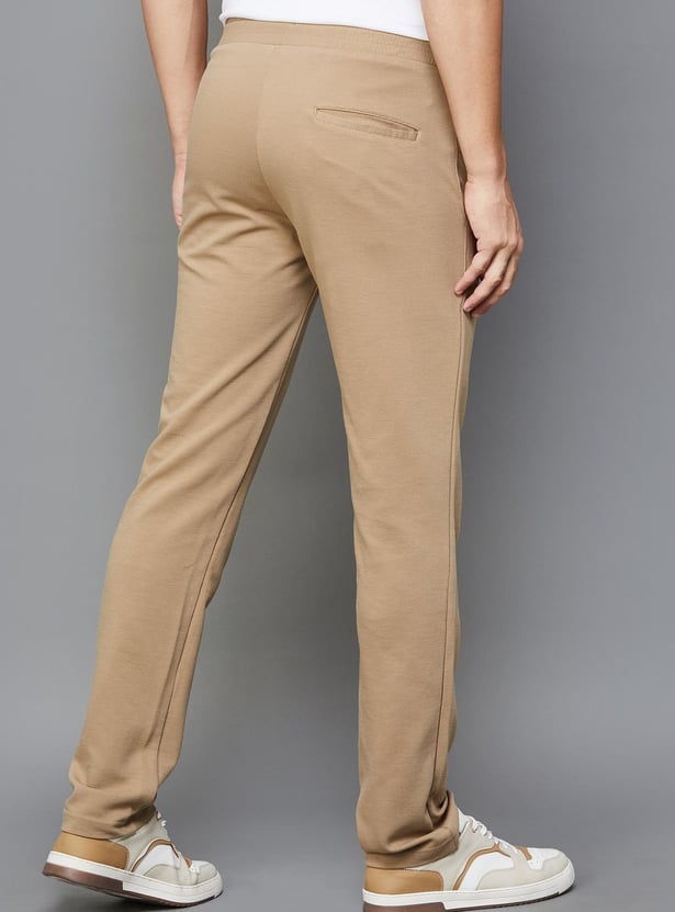 FAHRENHEIT Men Solid Regular Fit Trackpants