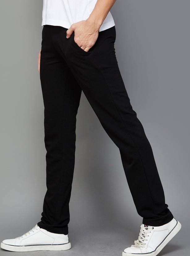 FAHRENHEIT Men Solid Regular Fit Trackpants