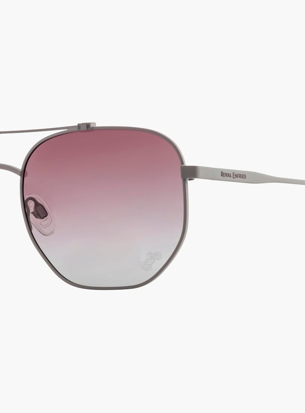 ROYAL ENFIELD Men Polarized Geometric Sunglasses - RE-20010-C01