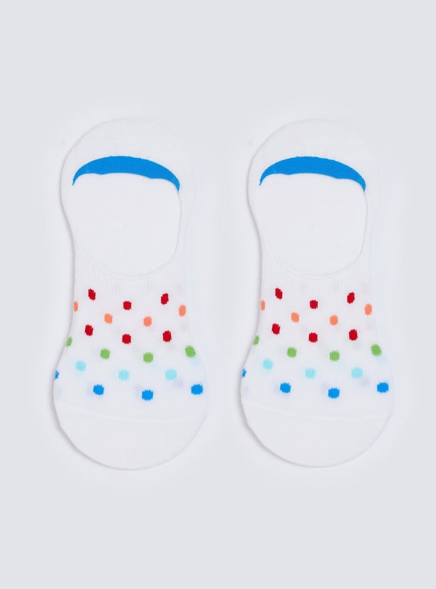 GINGER Women Printed No-Show Socks - Pack of 3