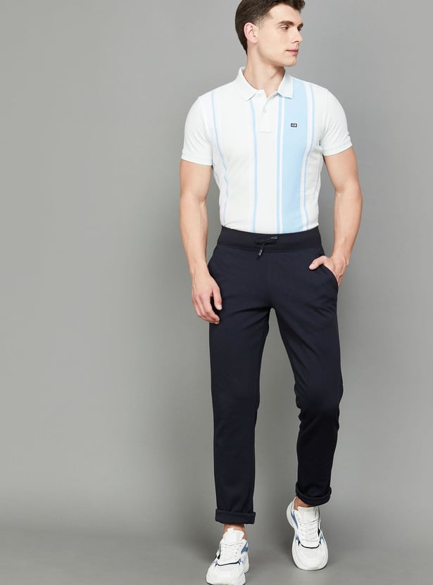 FAHRENHEIT Men Solid Regular Fit Track Pants