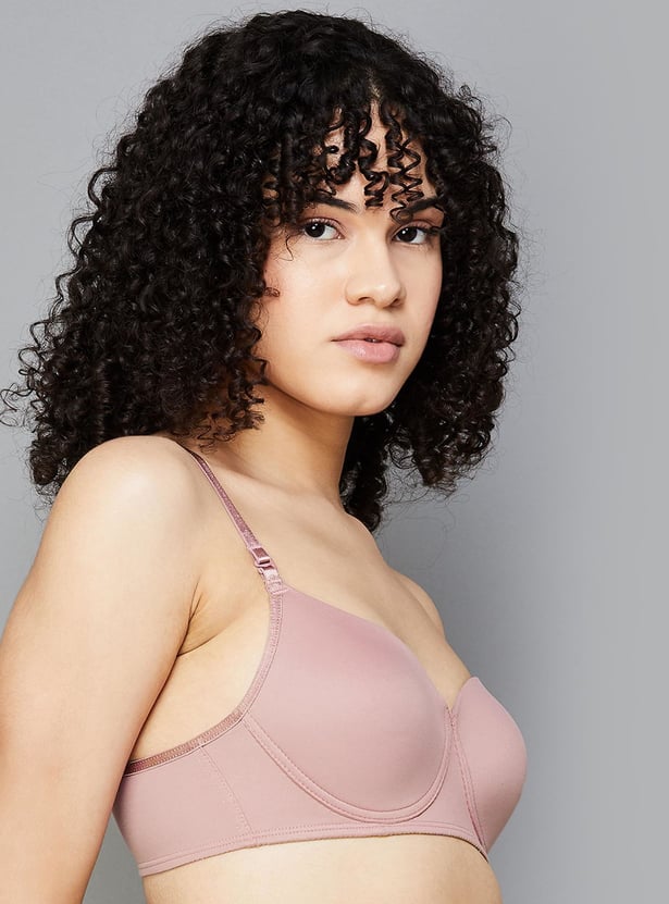 ENAMOR Solid Padded Non-Wired Everyday Bra