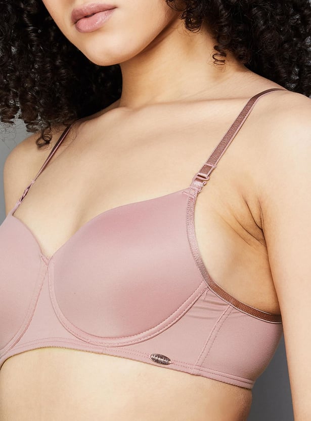 ENAMOR Solid Padded Non-Wired Everyday Bra