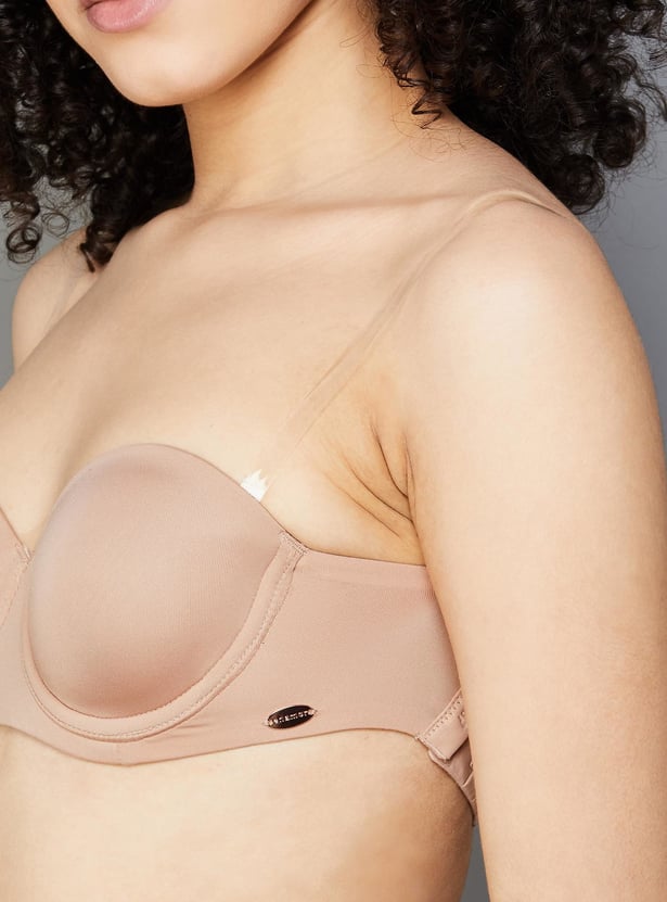 ENAMOR Solid Padded Wired Balconette Bra