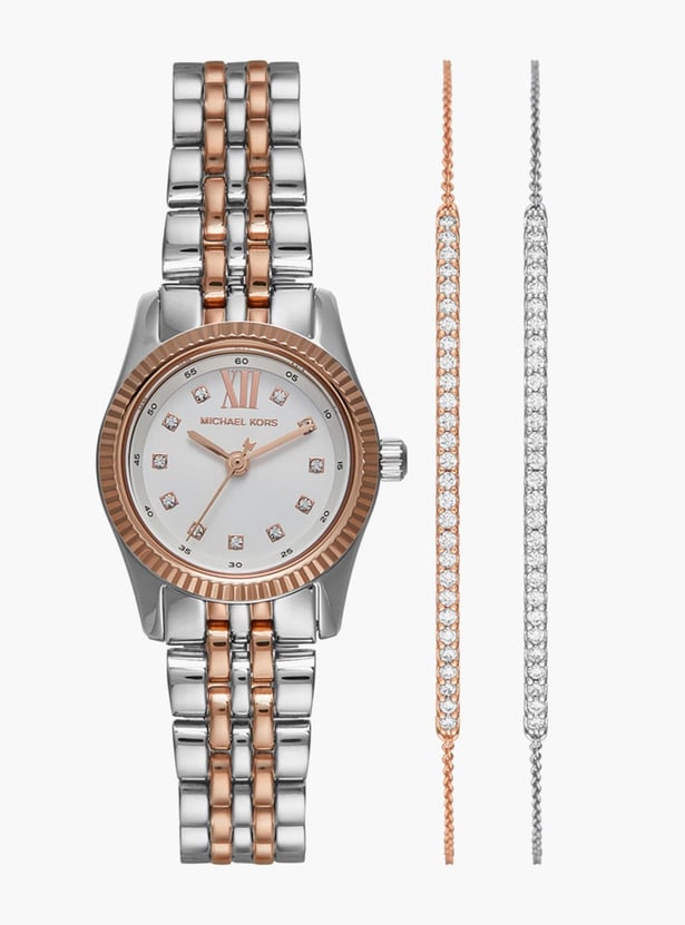 MICHAEL KORS Lexington Women Two Tone Watch Set - MK4817SET