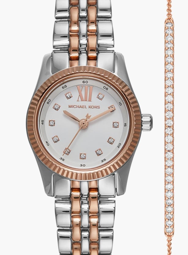 MICHAEL KORS Lexington Women Two Tone Watch Set - MK4817SET