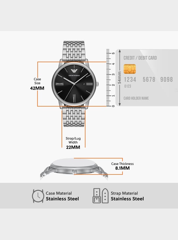 EMPORIO ARMANI Men Bracelet Strap Analog Watch -AR11600I
