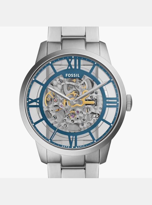 FOSSIL Townsman Men Skeleton Automatic Watch with Metal Strap - ME3260I