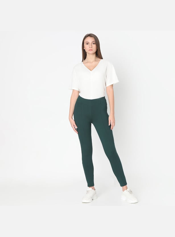 VERO MODA Women Solid Treggings