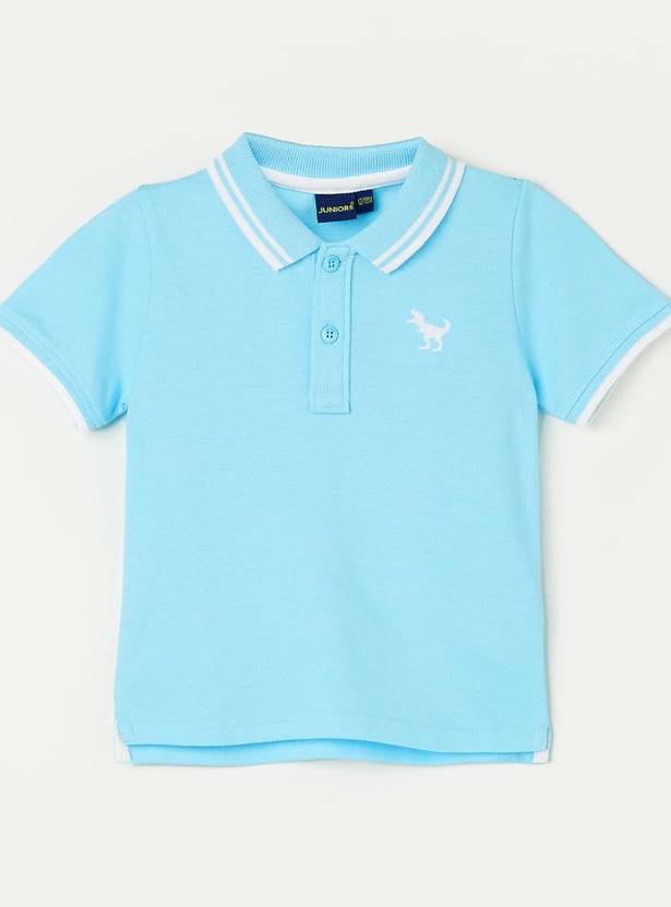 JUNIORS Boys Polo T-shirt with Contrast Trim