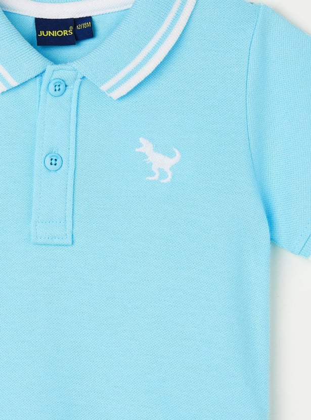 JUNIORS Boys Polo T-shirt with Contrast Trim
