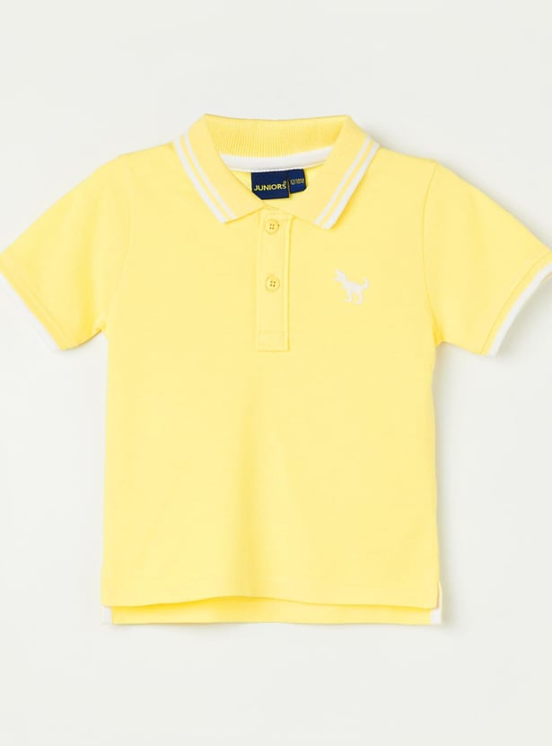 JUNIORS Boys Polo T-shirt with Contrast Trim