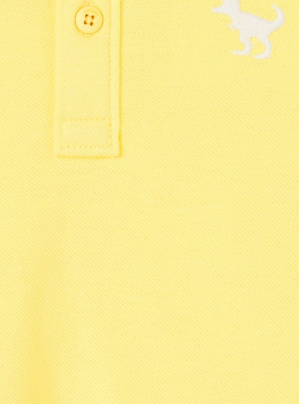 JUNIORS Boys Polo T-shirt with Contrast Trim