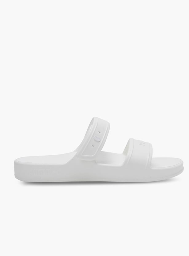 PUMA Men Solid Double Strap Sliders
