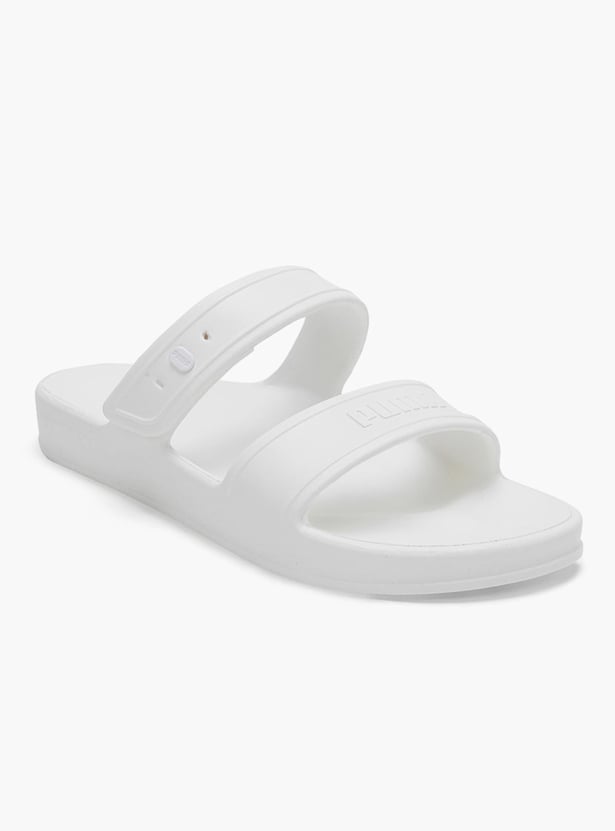 PUMA Men Solid Double Strap Sliders