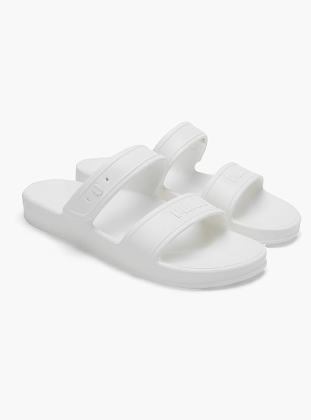 PUMA Men Solid Double Strap Sliders