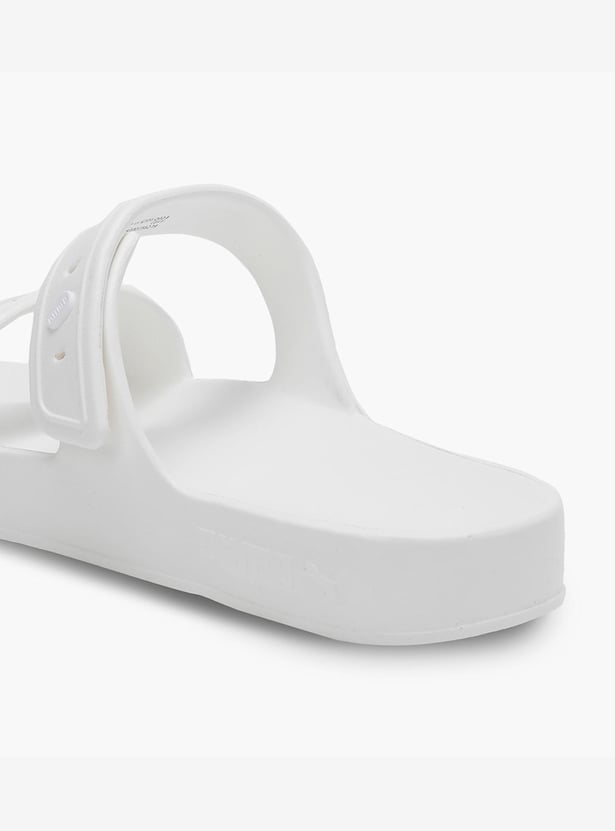 PUMA Men Solid Double Strap Sliders