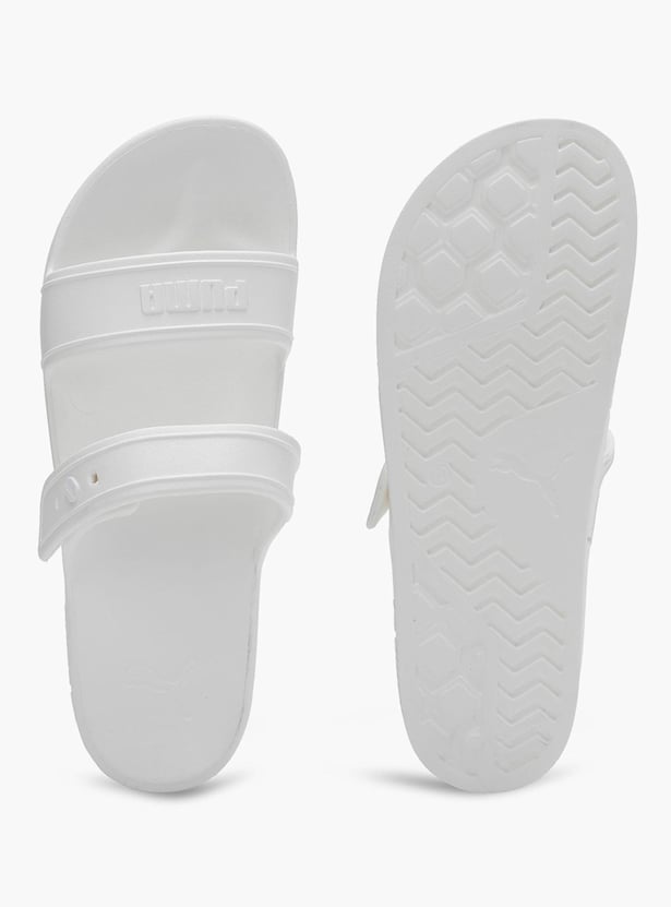 PUMA Men Solid Double Strap Sliders