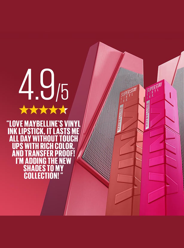 MAYBELLINE NEW YORK Vinyl Ink Liquid Lipstick - Rogue - 4.2ml
