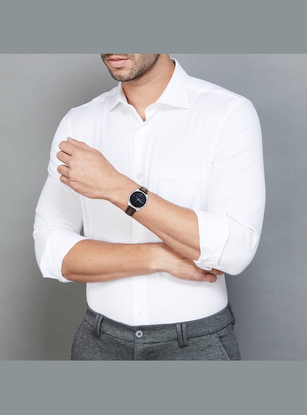 Buy FASTRACK Men Leather Strap Analog Watch - 3313SL01 from Fastrack at ...