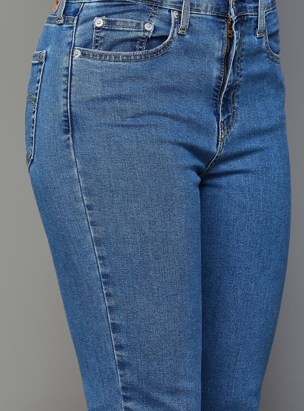 LEVI'S Women Straight Fit Light Wash Jeans