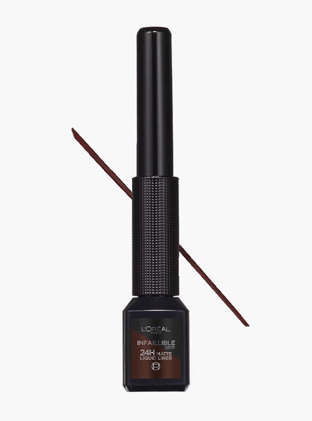 L'OREAL PARIS Infallible Grip 24h Matte Liquid Eye Liner - 03 Brown - 5.7 gm