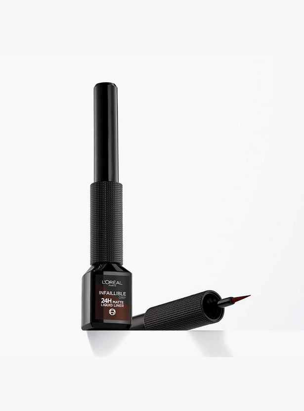 L'OREAL PARIS Infallible Grip 24h Matte Liquid Eye Liner - 03 Brown - 5.7 gm