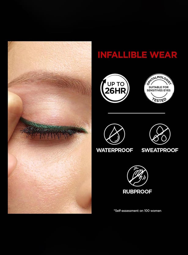 L'OREAL PARIS Infallible Grip Gel Eye Liner - 004 Brown - 5g