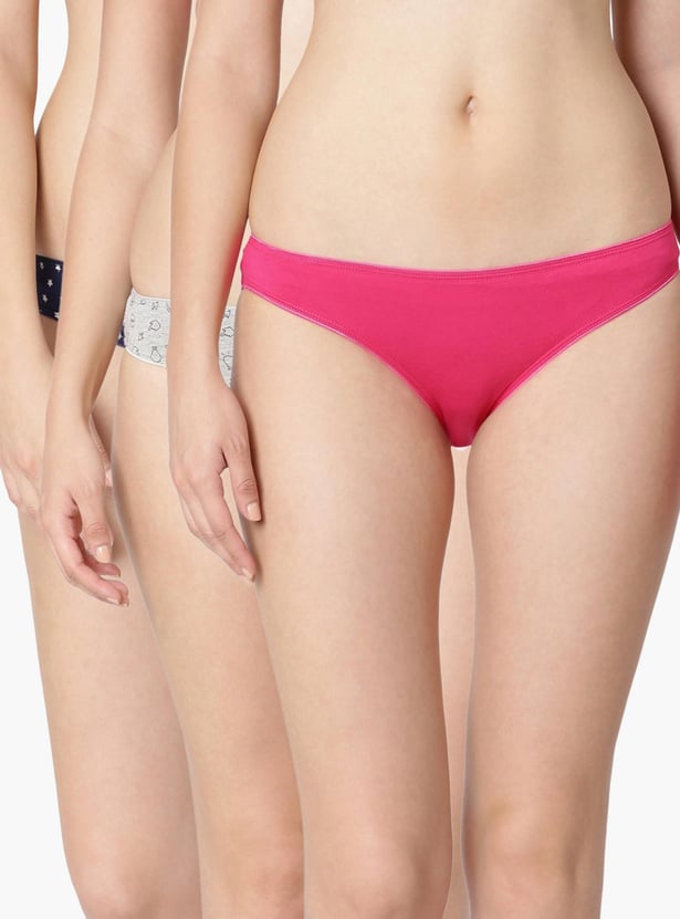 GINGER Assorted Bikini Panties - Pack of 3