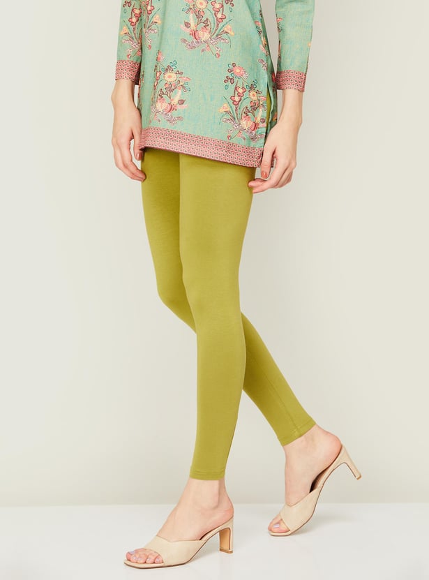 MELANGE Women Solid Leggings