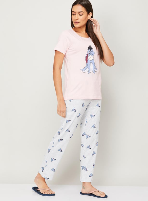 Buy GINGER Women Printed Night Suit from Ginger at just INR