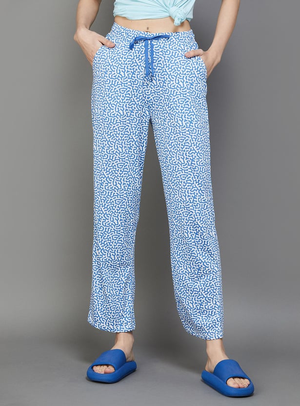 GINGER Women Printed Elasticated Pyjamas