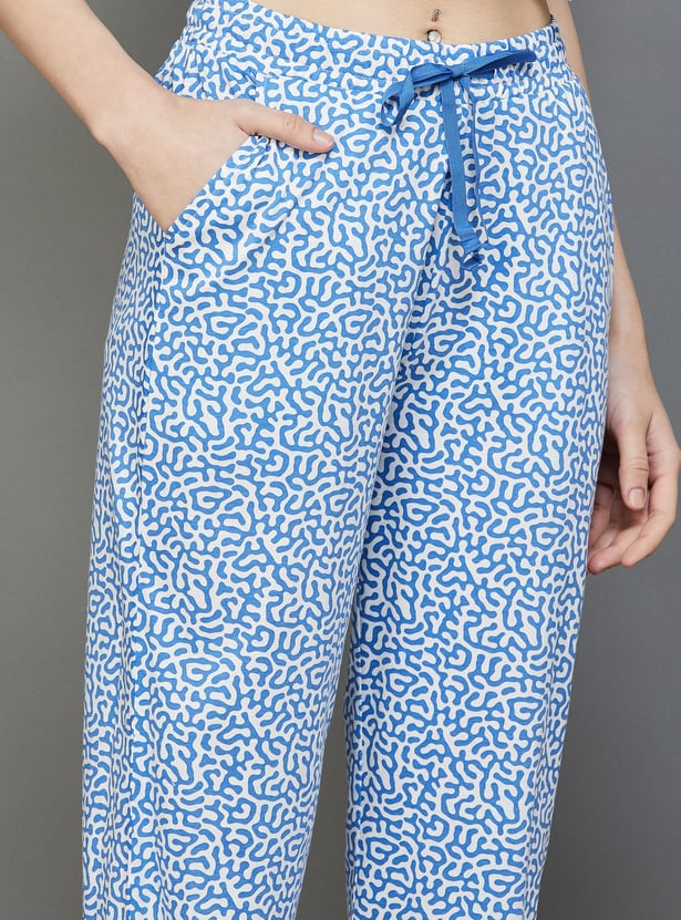 GINGER Women Printed Elasticated Pyjamas