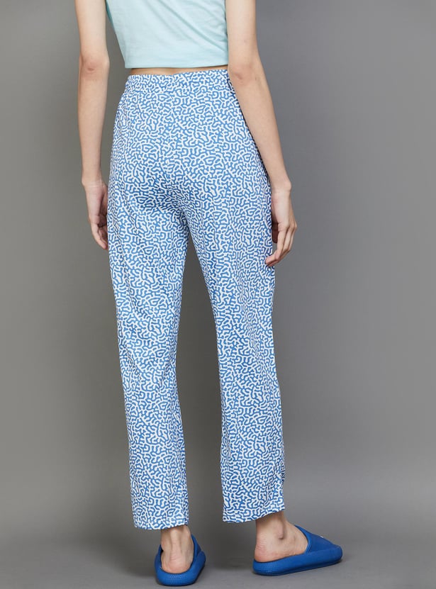 GINGER Women Printed Elasticated Pyjamas