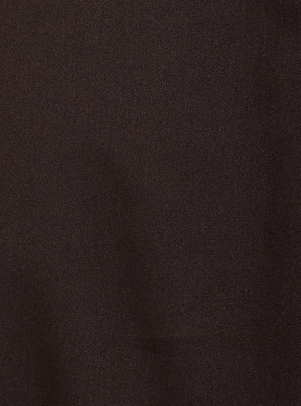 BOSSINI Men Solid Oversized Casual Trousers