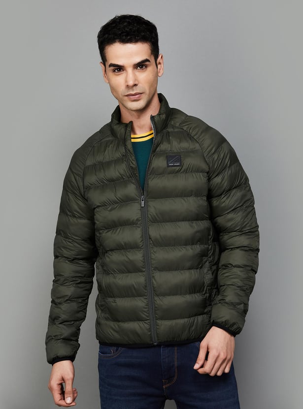 Buy PEPE JEANS Men Solid Puffer Jacket from Pepe Jeans at just INR 7999.0