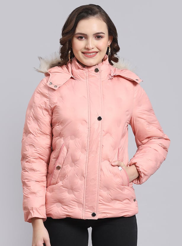 Buy MONTE CARLO Women Solid Puffer Jacket from Monte Carlo at just INR 4995.0