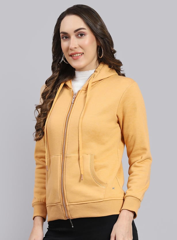 Buy MONTE CARLO Women Solid Hooded Sweatshirt from Monte Carlo at just INR 2095.0