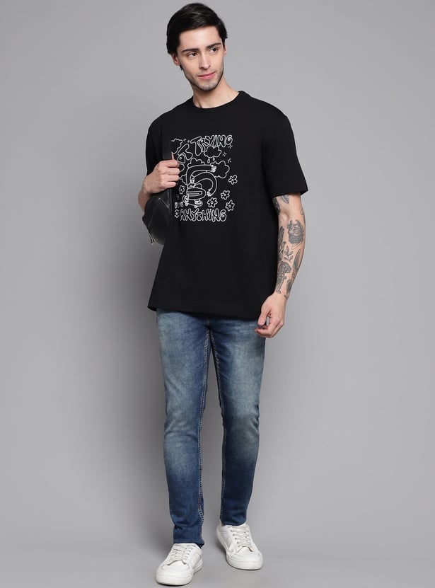 FLYING MACHINE Men Printed Regular Fit T-shirt