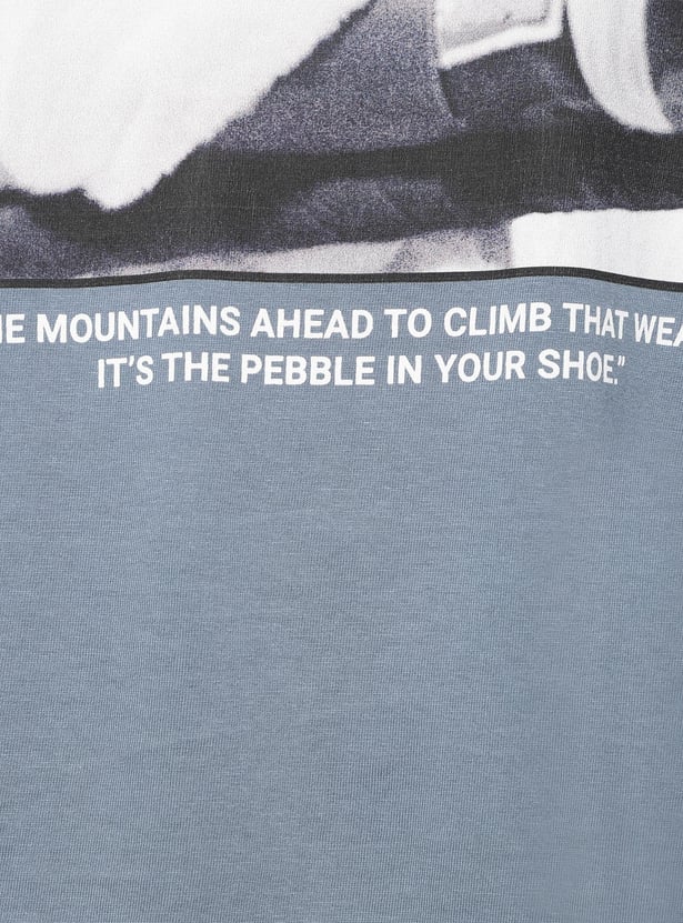 FLYING MACHINE Men Graphic Printed Regular Fit T-shirt
