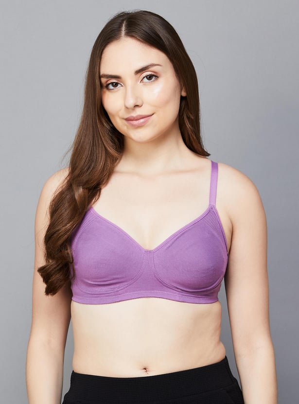 Buy ENAMOR Solid Non-Padded Full Coverage T-shirt Bra from Enamor