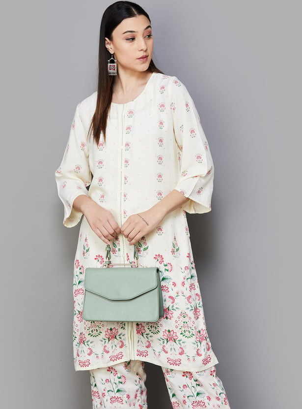 MELANGE Women Floral Print Kurta Set