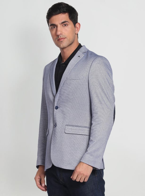 Buy ARROW Men Patterned Single Breasted Slim Fit Blazer from Arrow at just INR 7999.0