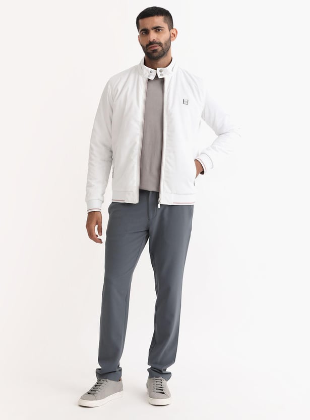 Rare Rabbit White Polyester Jacket Mens Buy Beige Jackets Coats