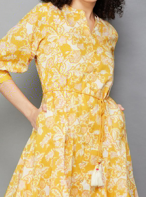 Buy COLOUR ME Women Floral Print A-line Dress from Colour Me at just ...